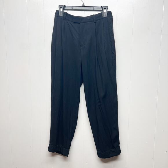Everlane High Rise Black Women's Pants Size 4 Ankle Length Office Workwear - Picture 1 of 11